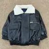Rantuo Ropa Infantil 26º Aniversario Nueva Chaqueta de Cuero para Niños Otoño Invierno Casual Estilo Coreano Moderna Fresca Marca de Moda Chaqueta de Motociclista