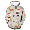 2024 Venta Caliente Transfronteriza Moda Primavera y Otoño Suéter 3D Sudadera con Estampado Digital Navideño Suéter Casual para Hombres y Mujeres DZ