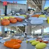 Decoración Personalizada para Centro Comercial, Suministro Directo desde la Fábrica Origen, Asientos de Ocio tipo Piedra de Fibra de Vidrio, Sillas para Exteriores, Fabricación de Moldes y Producción de Muestras