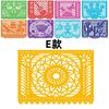 Banderines de Halloween Transfronterizos, Decoraciones Mexicanas, Piñata, Banderas del Día de Muertos, Banderines Navideños