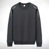 Sudadera para hombre 2026 otoño estilo americano holgada de manga larga cuello redondo deportiva engrosada pullover chaqueta moderna de peso pesado