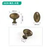 Venda Direta de Fábrica Ovo de Pombo Gaveta Oval Alça de Buraco Único Dourado Latão Nórdico Gabinete Guarda-roupa Móveis Pequena Alça