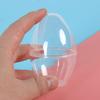 Esponja con forma de corazón caja de amor calabaza de agua gota de agua corte oblicuo cojín de aire huevo de belleza para maquillaje caja de almacenamiento transparente de PS Caja con forma de corazón