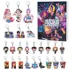 Calendario de Cuenta Regresiva Navideña para Grupo de Chicas Cazadoras de Kpop Transfronterizo Caja Sorpresa Llavero Plano de Acrílico para Coche Colgante
