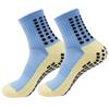 Calcetines de Fútbol con Parte Inferior de Toalla Goma en la Media Pierna, Calcetines Deportivos Antideslizantes con Suela de Silicona para Hombres y Mujeres, Calcetines de Yoga, Anti-Fricción, Absorbentes de Sudor y Anti-Olor