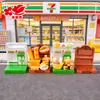 Casa de Bonecas Miniatura Display de Lanches Enfeites de Resina Supermercado Comida Brinquedo Prateleiras Decoração DIY Brinquedos de Faz de Conta