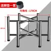Patas Plegables para Mesa de Acero Inoxidable 304, Marco para Mesa de Comedor, Soporte Redondo para Mesa de Exterior, Patas Metálicas Engrosadas para Mesa de Comedor