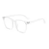 Gafas de Prescripción Modernas con Montura Negra para Miopía, Gafas Adelgazantes con Montura Grande Marrón, Gafas para Luz Azul, Gafas para Después de la Cirugía Láser Femtosegundo