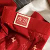 Cueca Boxer Masculina de Algodão Vermelha para o Ano do Cavalo, Adequada para Casamentos, Antibacteriana, Estilo Festivo