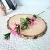 Flores Artificiales, Ramo Pequeño de Margaritas de 4 Cabezas, Flores Falsas para Boda, Flores Artificiales, Materiales Florales para Boda, Decoración de Auditorio y Banquete, Flores de Seda