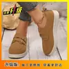 Zapatos casuales transfronterizos europeos y americanos para mujer 2026, nuevos mocasines slip-on versátiles de otoño con suelas gruesas