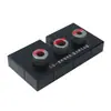 Localizador de Taladro Tres en Uno Abridor de Agujeros para Conector de Tarugo de Mueble Herramienta de Taladrado para Carpintería para Unir Tableros