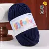 Ovillo de hilo de hielo fino, terciopelo dorado, muñecas tejidas a mano, suéteres DIY, pantuflas de ganchillo, cojines, bufandas de punto, ovillo de hilo suave