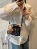 Bolsa Retrô de Luxo para Mulheres 2025 Novo Estilo Versátil Bolsa Única Ombro Transversal Bolsa Quadrada Pequena de Mão Moda Tendência