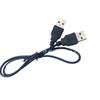 0,6 m preto de cabeça dupla USB acessórios para computador cabo de extensão quatro núcleos cabo de dados do computador cabo de extensão USB dissipação de calor