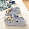 Song Xiaoke 2026 Modelo Nuevo para Aumentar la Altura Suela Gruesa Simples Casuales EVA Puntera Cerrada Zuecos para Mujeres y Parejas para Uso al Aire Libre