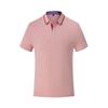 Verão manga curta lapela polo camisa estampada personalizado logotipo camisa cultural corporativa macacão equipe roupas bordado personalizado