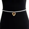 Cadena de cintura de perlas artificiales y pedrería multicapa de moda transfronteriza europea y americana, accesorios de cadena para el cuerpo de chica sexy caliente para bikini femenino