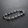 Aliexpress Brazaletes de Calavera de Moda Europeos y Americanos Más Vendidos para Hombres Accesorios de Hip-Hop Rock Motocicleta Ventas Directas de Fábrica Al Por Mayor