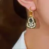 Pendientes Colgantes Retro para Mujer Estilo Barroco Europeo y Americano Estilo Palacio Cortos