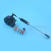 Engranaje de dirección modelo de barco 996 engranaje de dirección soporte de metal M2 M3 varilla de tracción de acero inoxidable hebilla de cabeza de bola funda de fuelle