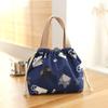Bolsa Pequeña de Moda con Cordón al por Mayor Bolso de Mano de Gato para Mujer Bolsa de Almacenamiento de Maquillaje Bolsa de Almuerzo Japonesa Impermeable Bento