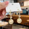 Pendientes de Lazo de Perla, Pendientes Huecos de Circonita de Venta Caliente de Celebridades de Internet, Nuevo Modelo 2026, Pendientes de Plata con Aguja Estilo Francés de Lujo Ligero para Mujer