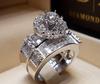Sanjie Accesorios Populares Transfronterizos Wish Anillos de Pareja Más Vendidos Joyería Europea y Americana Anillos de Compromiso Venta Directa de Fábrica