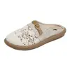Zuecos de Gran Tamaño para Exteriores sin Cordones para Mujer, Zapatos Perezosos sin Cordones, Nuevo Estilo Verano 2026, Diseño Calado de Malla con Hebilla de Cinturón, Media Zapatilla