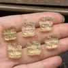 Cristal Blanco Piezoeléctrico Puro Cuerpo Azucarero de Cristal Rosa de Doble Punta Citrino Accesorios Pulsera DIY Hecha a Mano