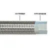 Tubo de PTFE Tubo de Teflon Resistente a Altas Temperaturas PTFE Interno Plano Externo Ondulado Aço Inoxidável 304 Trançado Tubo para Máquina de Moldagem de Temperatura
