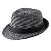 Novos Chapéus de Lã para Homens Outono e Inverno, Chapéus de Jazz Xadrez Moda Retrô Britânica, Chapéus Casuais e Versáteis para Cavalheiros