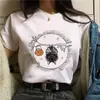 Nueva Camiseta de Manga Corta para Mujer Murciélago Ropa Abstracta Camiseta Tshir