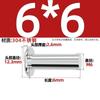 Rebite maciço de cabeça chata em aço inoxidável GB 109 304 percussão manual M2M3M4M5M6M8-M20mm