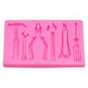 Ferramenta manual chave de boca alicate martelo chave de fenda molde de silicone molde para decoração de doces bolo chocolate