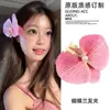 Accesorio para el Cabello Estilo Coreano para Mujer, Pin Lateral Primavera y Verano, Lindo Clip de Mariposa y Orquídea, Pasador Estilo Dulce y Puro Deseo, Tienda por Departamentos de Un Yuan