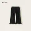 Coleção de Calças Casuais para Meninas Bangxuan Roupa Infantil Calça de Moletom para Meninas Calça Flare para Crianças Pequenas Calças Infantis para Primavera e Outono