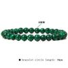Pulsera unisex sencilla de alta gama para viajeros, con cuentas de piedra calientes de 6 mm transfronterizas de Europa y Estados Unidos, cuerda elástica para hombre y mujer que combina con todo.