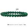 Promoção Quente Transfronteiriça da Amazon 6mm Pedra Bruta Natural Pedras Semi-Preciosas Contas Pulseira Elástica Pulseira para Homens e Mulheres Joias Atacado