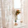 Cortinas de Encaje con Volantes Estilo Francés y Cortinas para Puerta Modelo Nuevo 2026 para Sala de Estar Tela Suave Decorativa Dormitorio Balcón Ventana Saliente Cortinas Transparentes