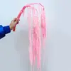 Buquê de Flores Secas com Flores Permanentes, Milhete Vermelho de Seda para Casamento, Borla Pendurada, Material de Flor para Pendurar
