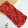 Diadema Elástica de Punto de Seda Coreana para Niños de 7cm Diadema de Ganchillo 45 Colores en Stock