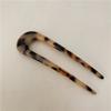 Simple Moderno Acetato Estampado Leopardo Cabello Horquilla Estilo Coreano en la Parte Posterior de la Cabeza Tipo Diario Joyería para Moño Horquilla Francesa