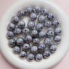 Cuentas de bombilla reflectantes dulces geniales láser personalidad redondas agujero recto cadena de teléfono móvil colgante joyería cuentas sueltas diy hecho a mano cuentas de ensueño