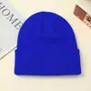 Gorro de Punto Liso Nuevo de Moda para Circunferencia de Cabeza Grande Gorro de Punto de Lana Acrílica de Invierno para Hombre Gorro de Punto Venta al por Mayor en Stock