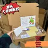 Pizarra de dibujo luminosa para niños, pintada a mano, borrable, DIY, acrílico transparente, enchufable, pizarra de aprendizaje para dibujar con soporte, pincel
