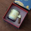 Regalo de cumpleaños para niñas para enviar a amigas, taza de té práctica de alta calidad, tetera de té, nudo, compañero de regalo para bodas y festividades