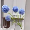 Flores Artificiales: Crisantemo de 4 Cabezas, Crisantemo Ping Pong, Bola de Cebolla, Flor de Seda de Diente de León, Arreglo Floral de Boda, Decoración de Mesa de Comedor para el Hogar Estilo Nórdico