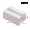 Caja de pañuelos creativa para pared sin perforaciones, caja de papel para escritorio de cocina, soporte multifuncional para pañuelos para coche y baño