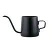 Cafetera de Mano con Orejas Colgantes, Boca Puntiaguda, Olla de Boca Fina, Olla de Boca Larga, Tetera de Acero Inoxidable Tipo Goteo, Cafetera Doméstica